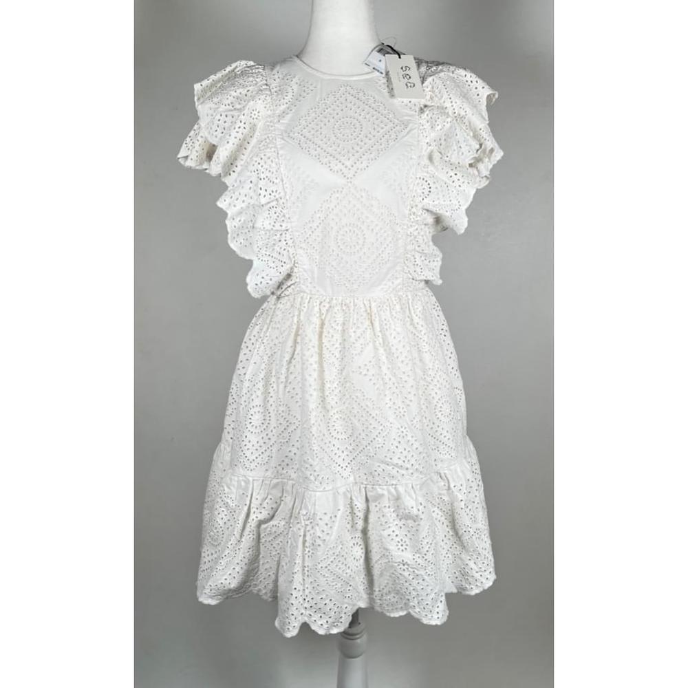 NEW! Sea Ny eyelet open back ruffle dress 
Size S